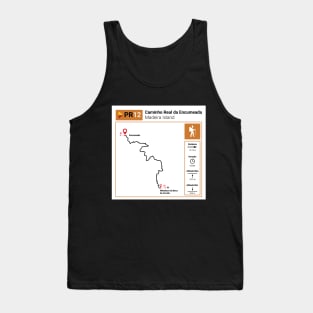 Madeira Island PR12 CAMINHO REAL DA ENCUMEADA trail map Tank Top